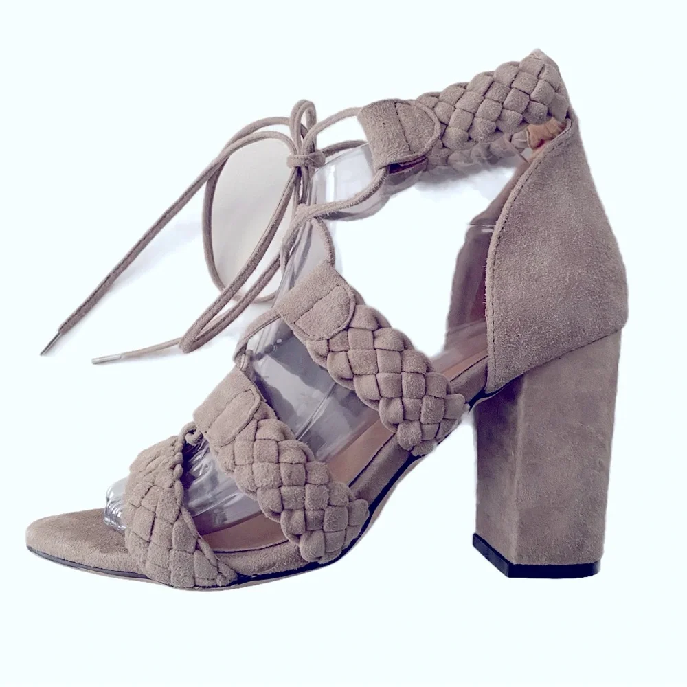 Raye, Libby Suede Strappy Sandal